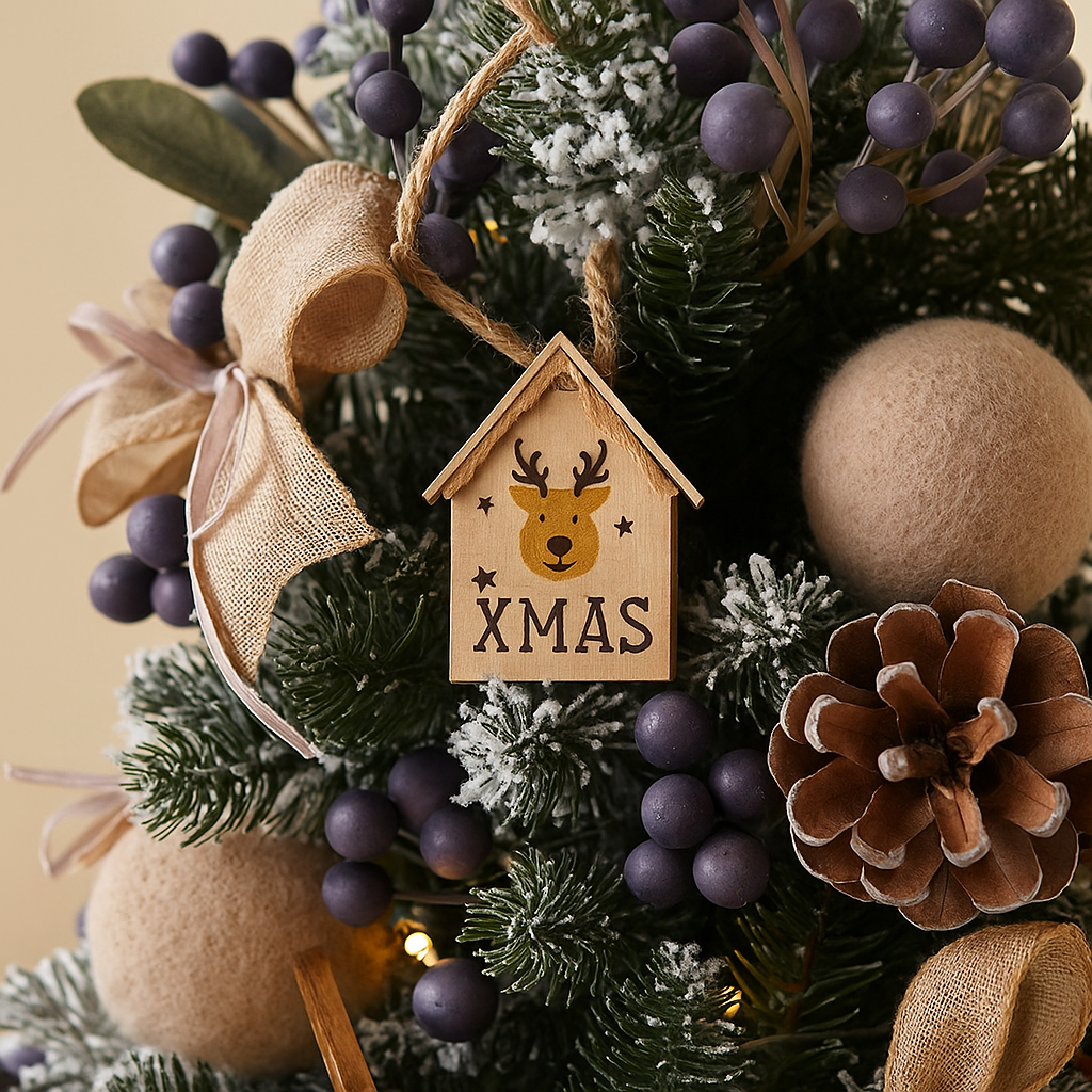 Rustic Lavender Berry Christmas Tree