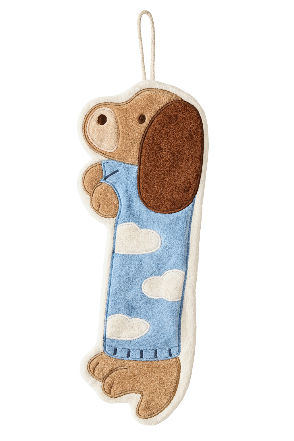 Cloudy Puppy Hanging Hand Towel