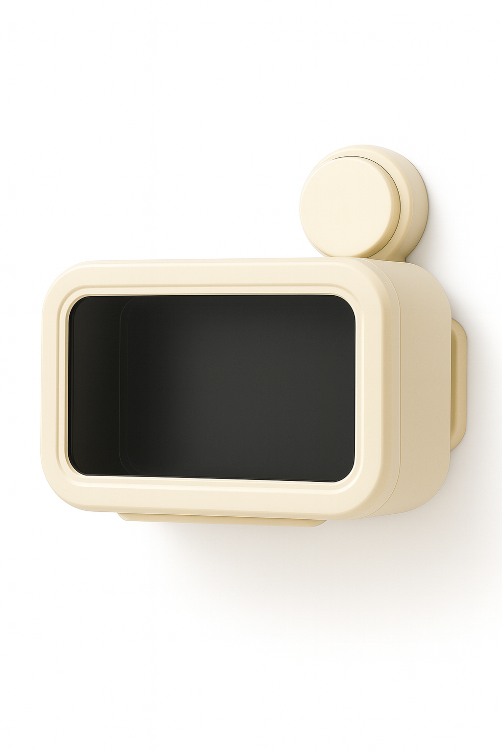 Minimalist Cream Waterproof Shower Phone Holder