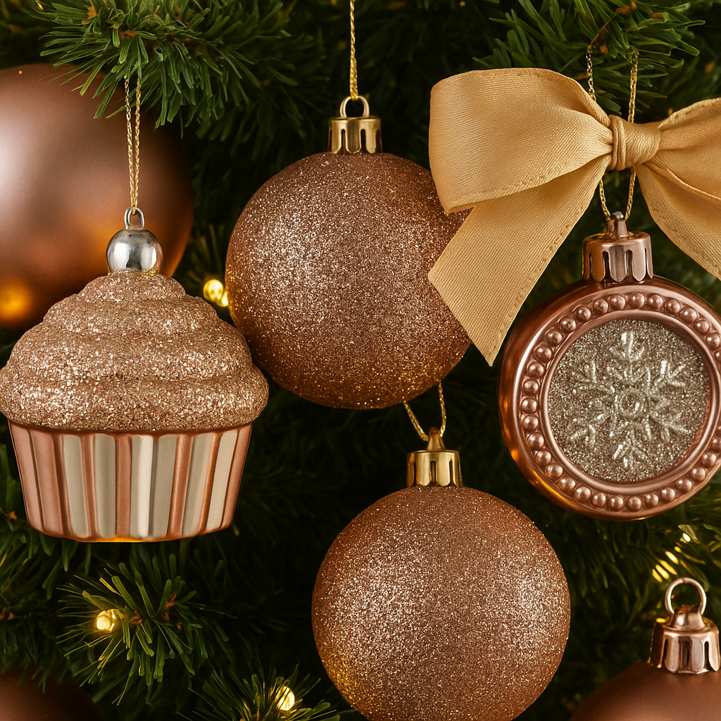 Golden Serenity Christmas Tree