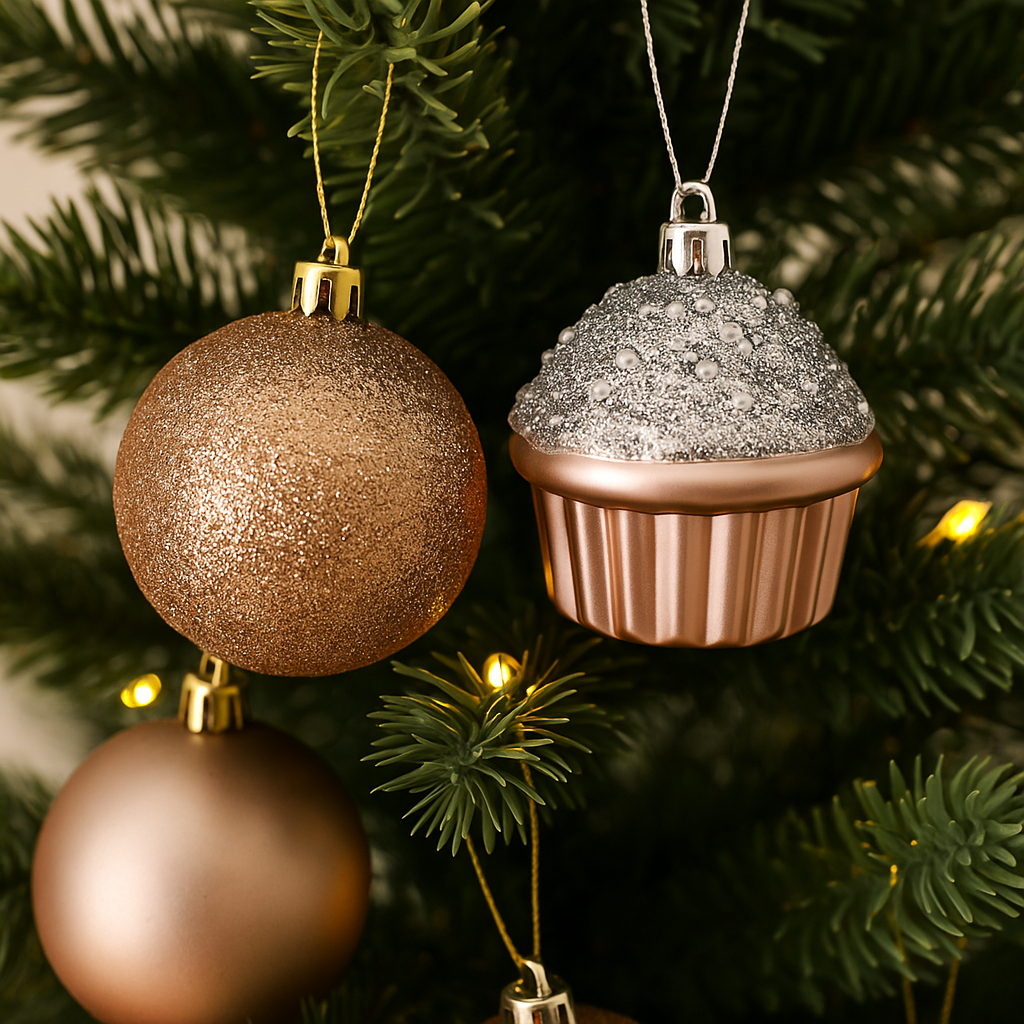 Golden Serenity Christmas Tree