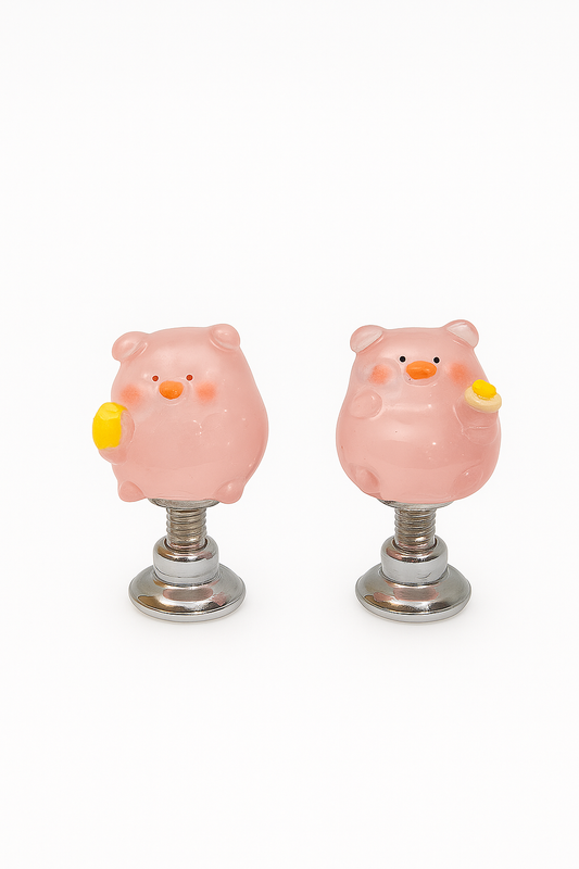 Cute Piggy Toilet Flush Button
