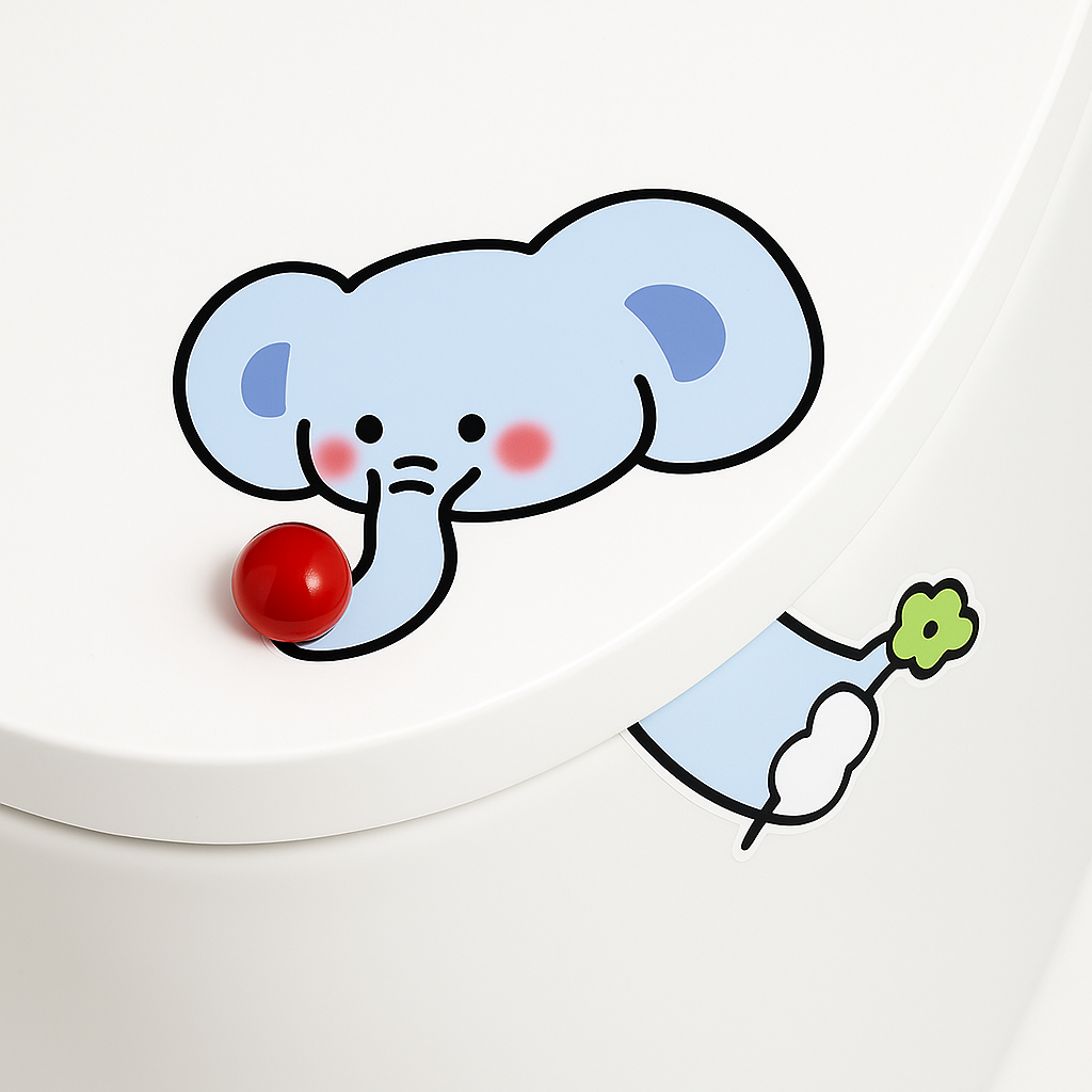 Elephant Toilet Lid Lifter