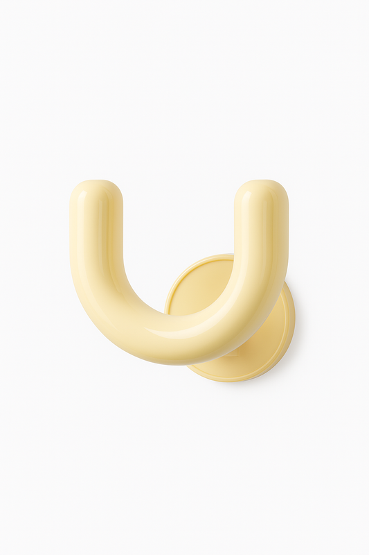 Cream U-Shape Slipper Holder