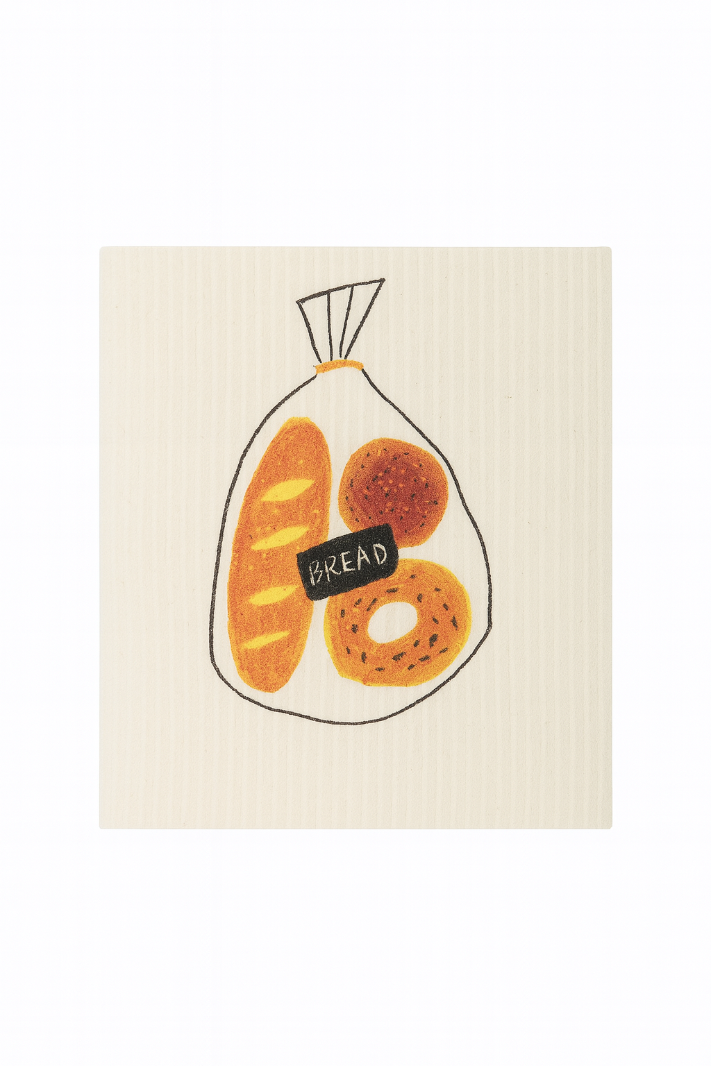 Cute Illustrated Dishcloth