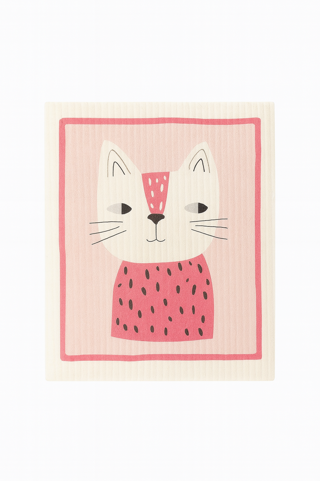 Cute Illustrated Dishcloth