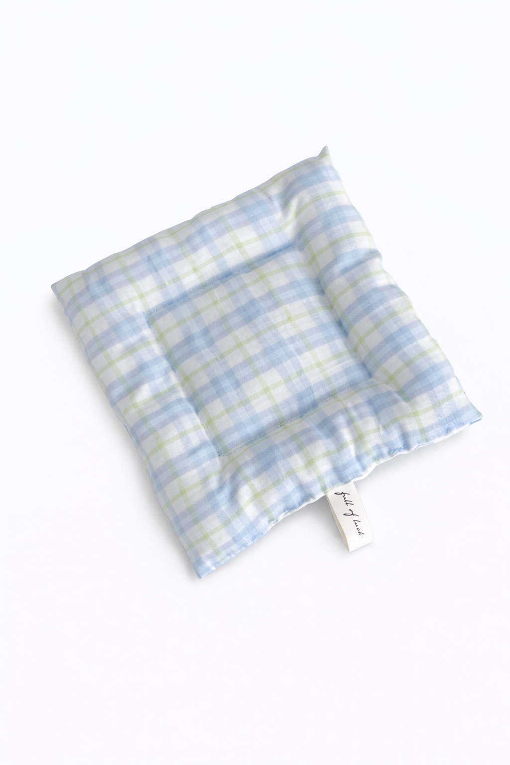 Soft Checkered Fabric Heat Pad Cushion